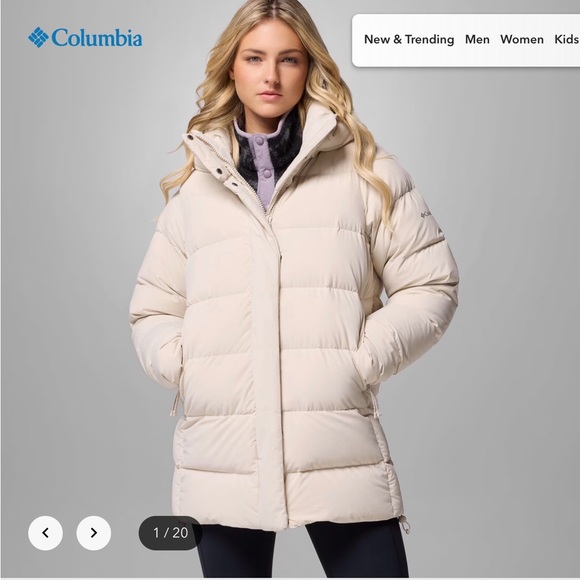 Columbia Jackets & Blazers - NWT Columbia Amaze Puff Light Beige Puffer Jacket